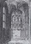 unknow artist Westminster Abbey,the north aisle of Henry Vii-s Chapel oil painting picture wholesale